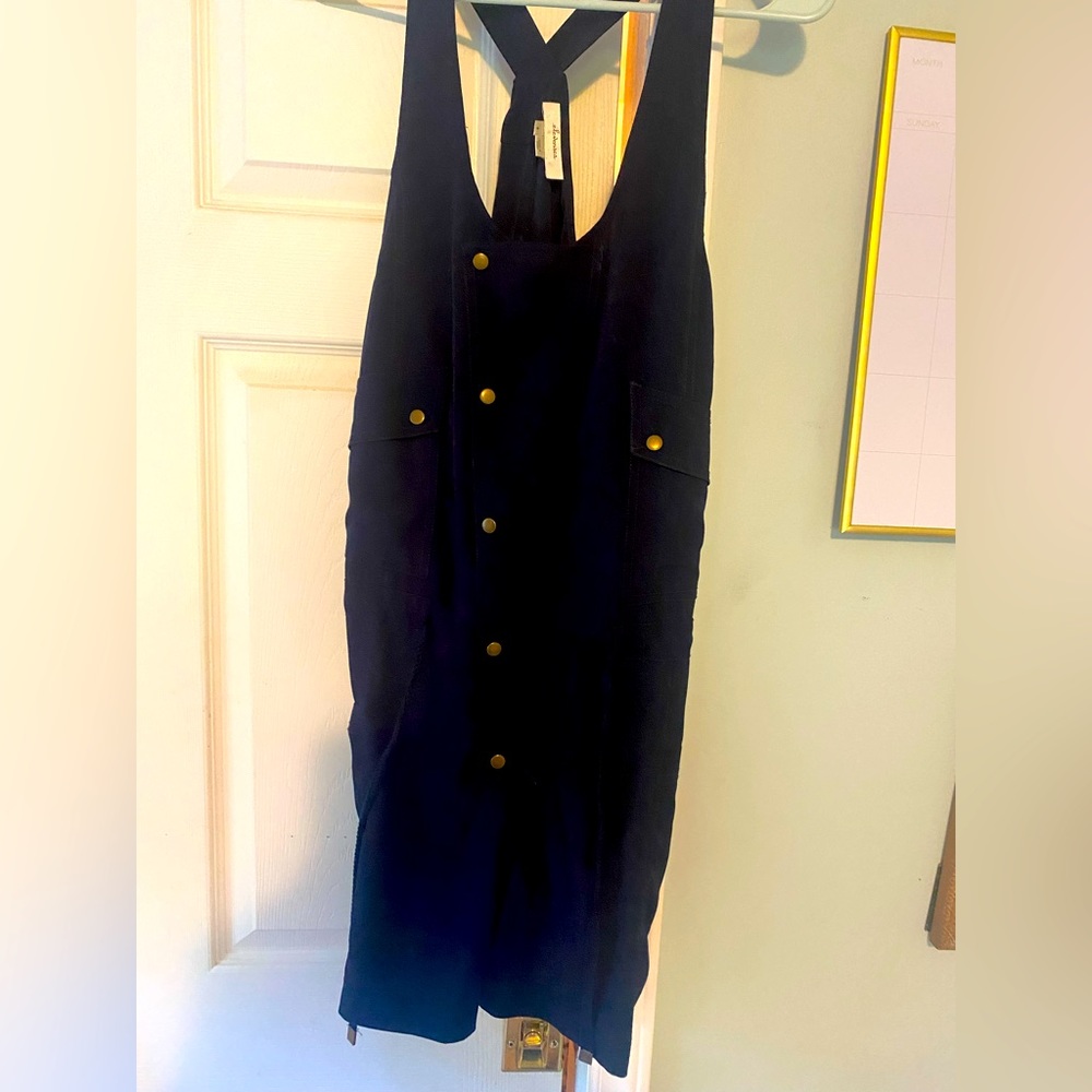 Navy shorts jumpsuit
